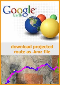 Google Earth Route