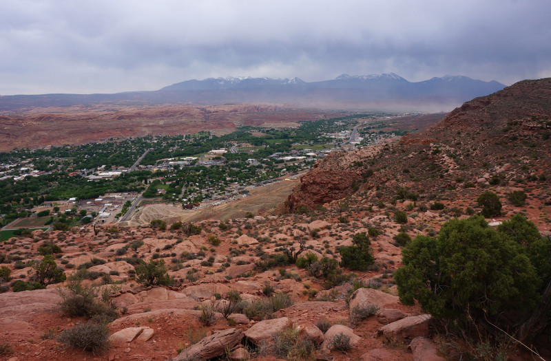 above Moab