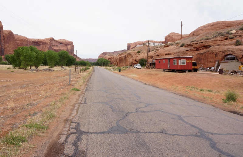 the road back to Moab